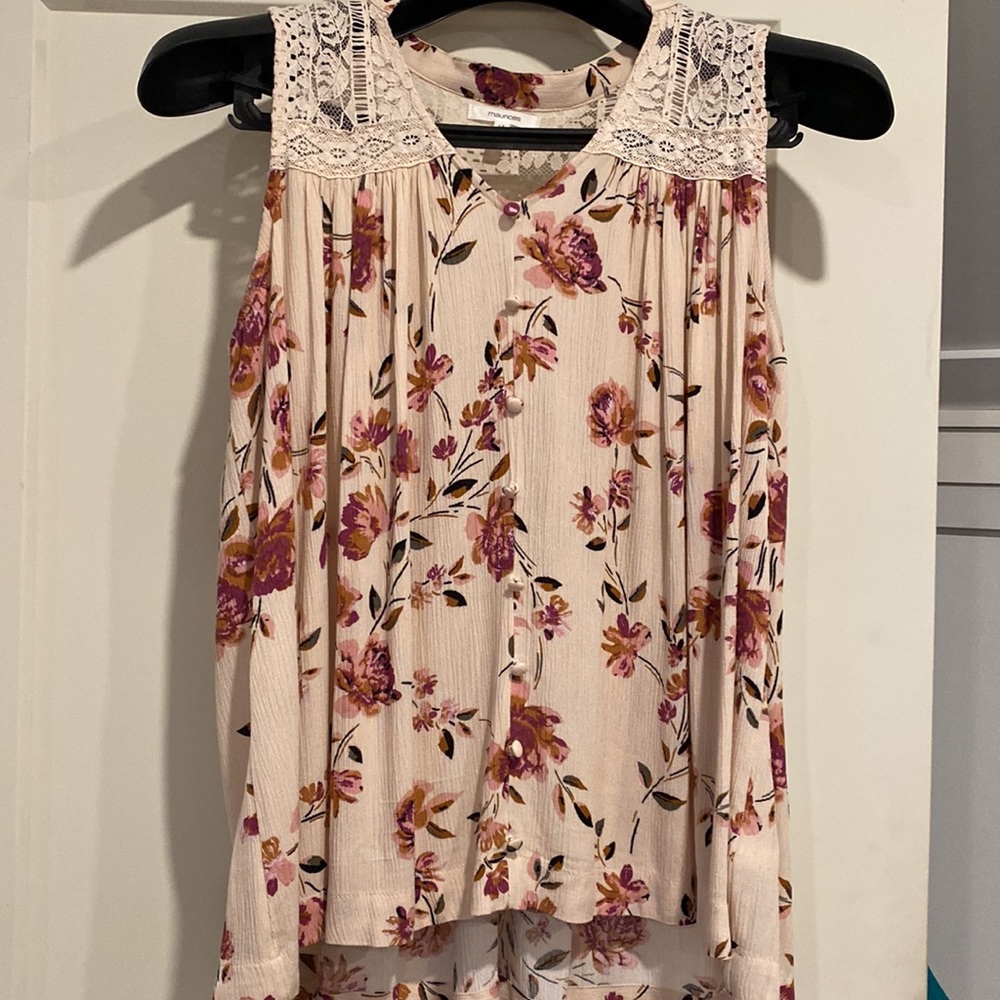 Floral boho top size x-small - Picture 13 of 13